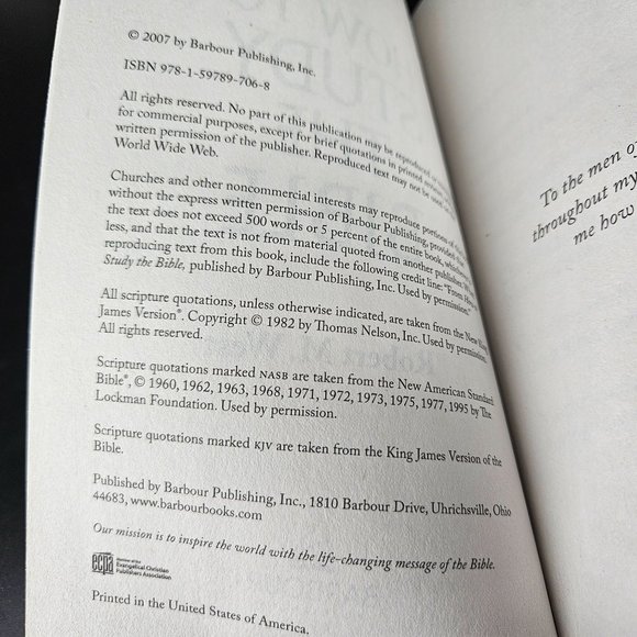 How To Study the Holy Bible Guide Student Reading Plans Robert West Barbour NEW - Picture 4 of 7